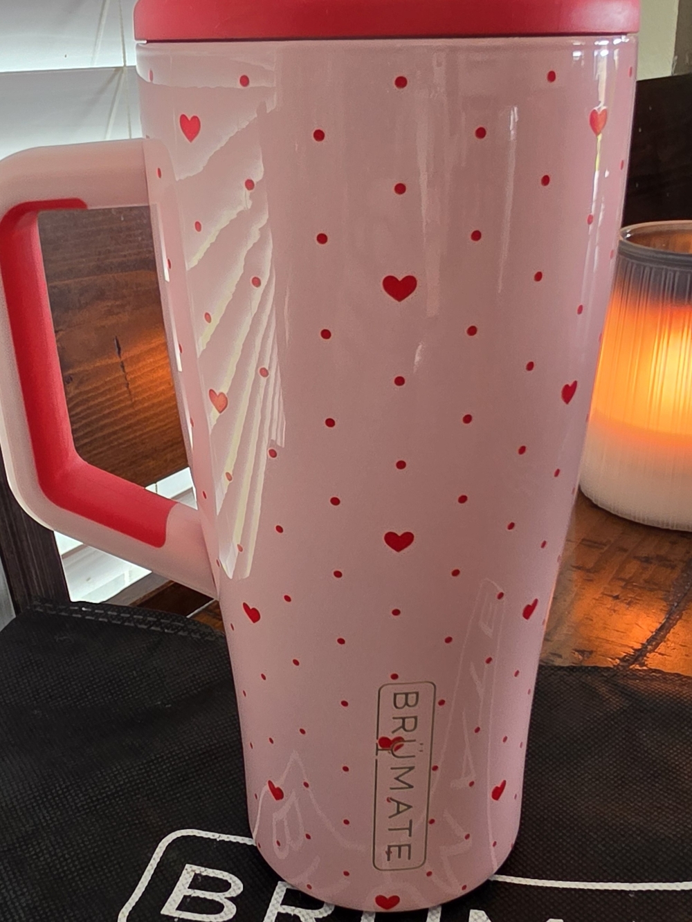 30 Oz BRUMATE ERA Pink Hearts Limited Edition